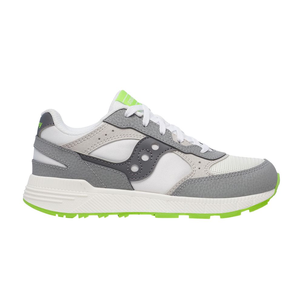 Pre-owned Saucony Eclipse Kdz Big Kid 'white Grey Lime' | Kid's Size 6 In Gray