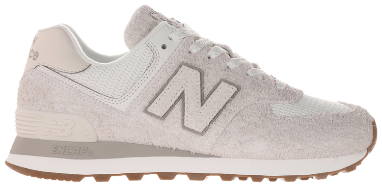 New Balance Wmns 574 Sea Salt Hairy Suede