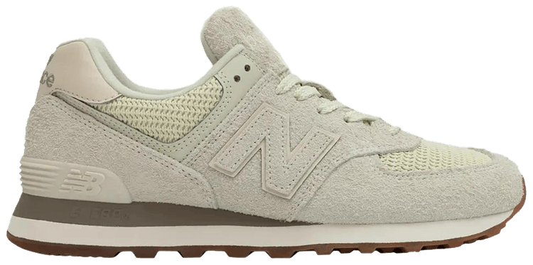 New Balance Wmns 574 Mineral Hairy Suede