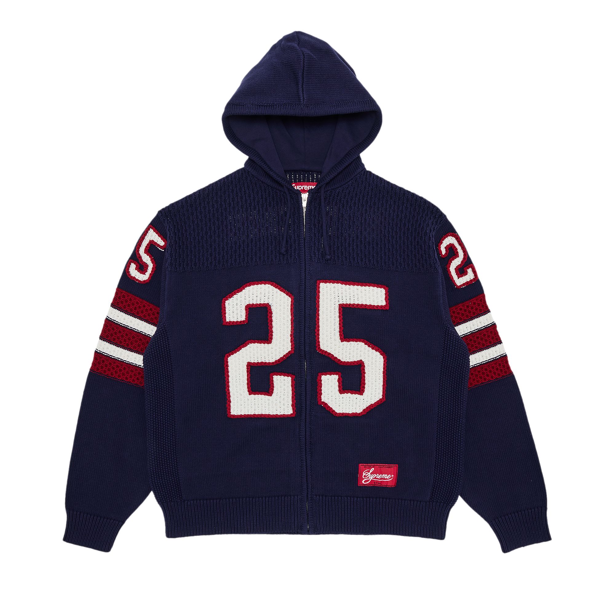 Pre-owned Supreme Sport Zip Up Hooded Sweater 'navy' | Blue | Men's Size M