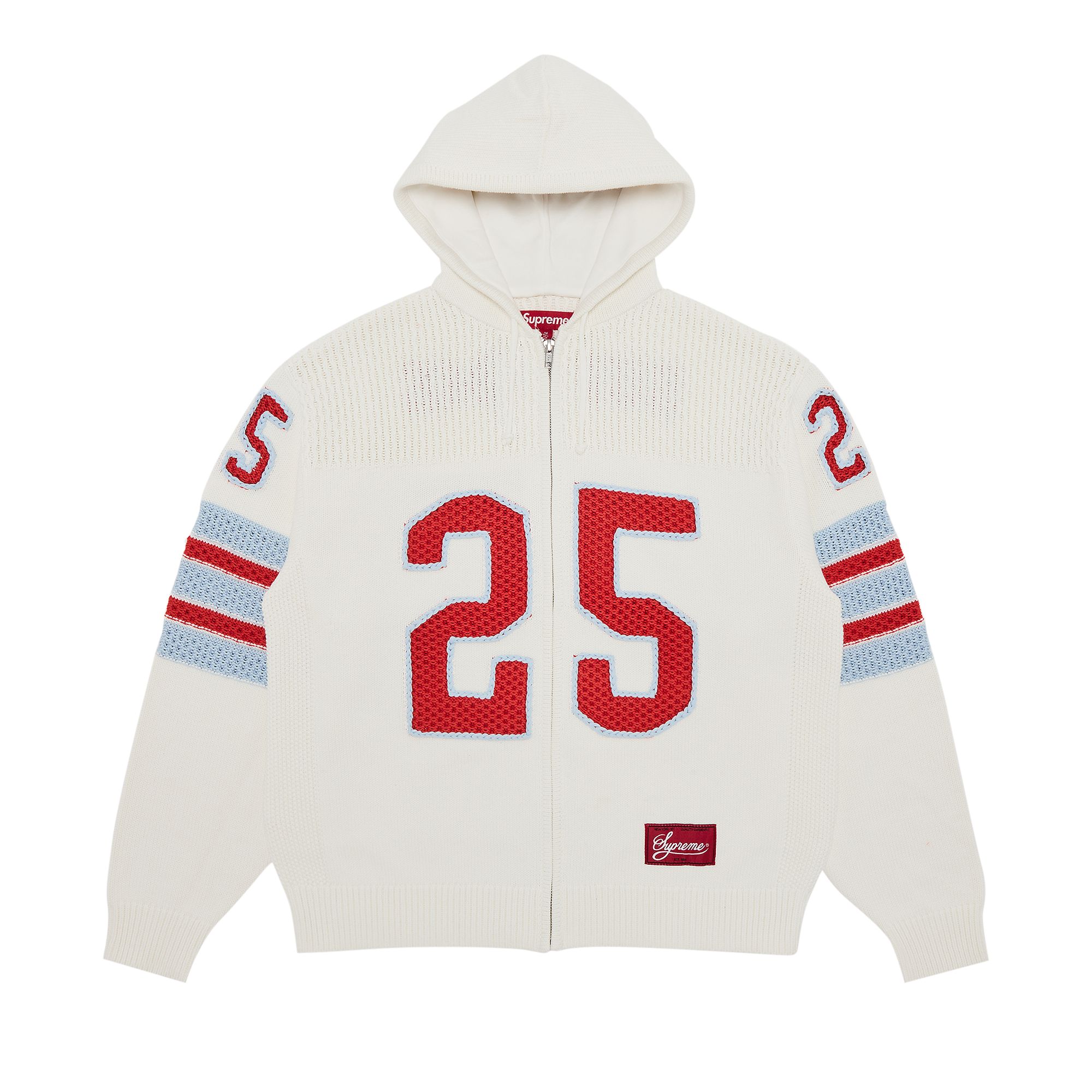 Pre-owned Supreme Sport Zip Up Hooded Sweater 'white' | Men's Size Xl