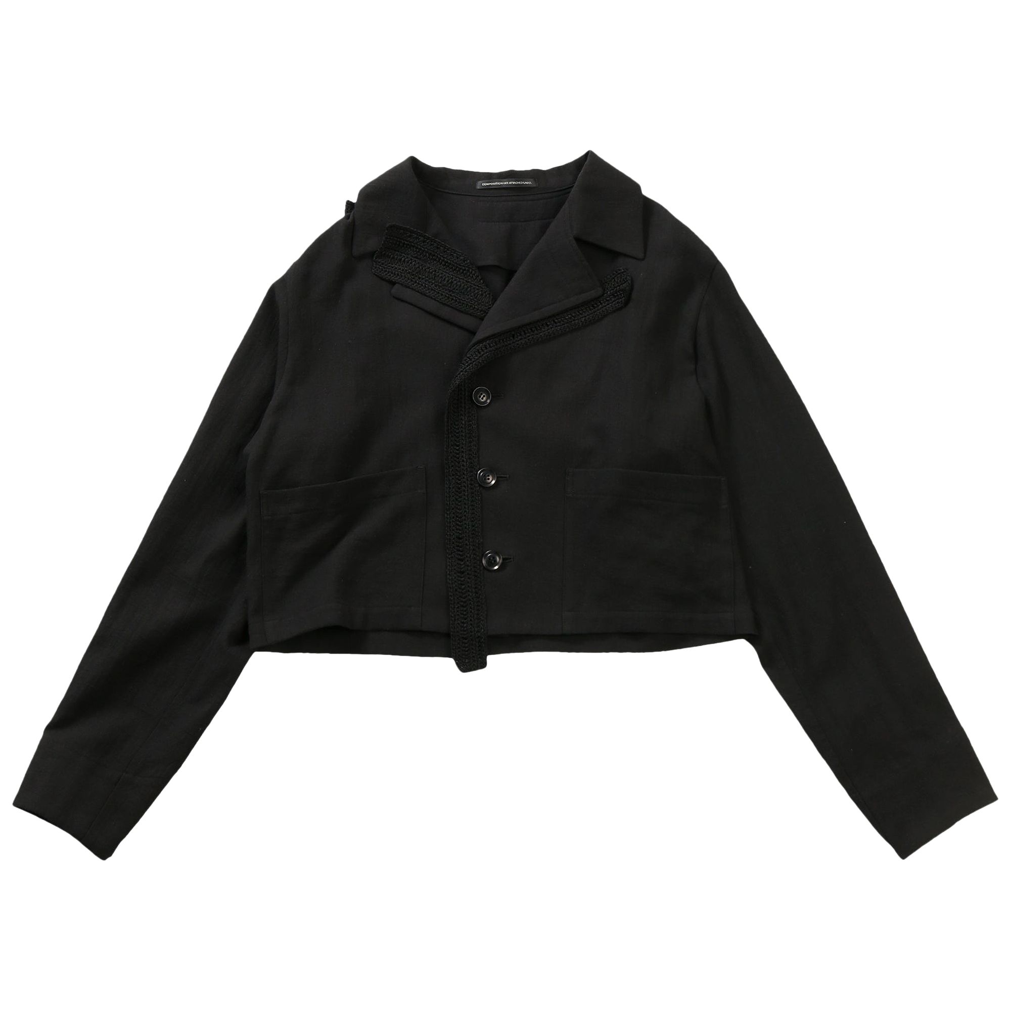 Pre-owned Y's O-3-button Blouson 'black' | Women's Size 2