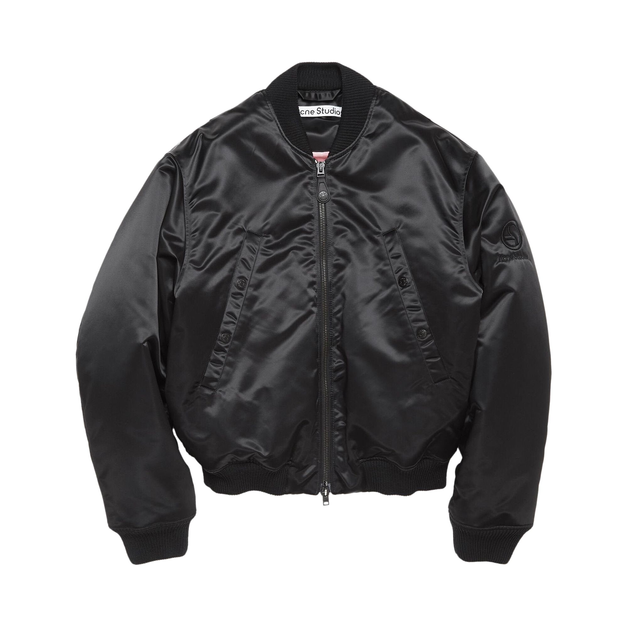 Pre-owned Acne Studios Logogram Bomber Jacket 'black' | Men's Size 50