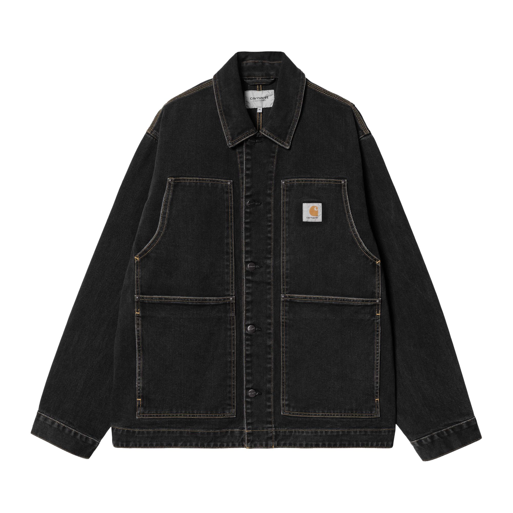 Pre-owned Carhartt Wip Og Double Front Jacket 'black' | Men's Size L