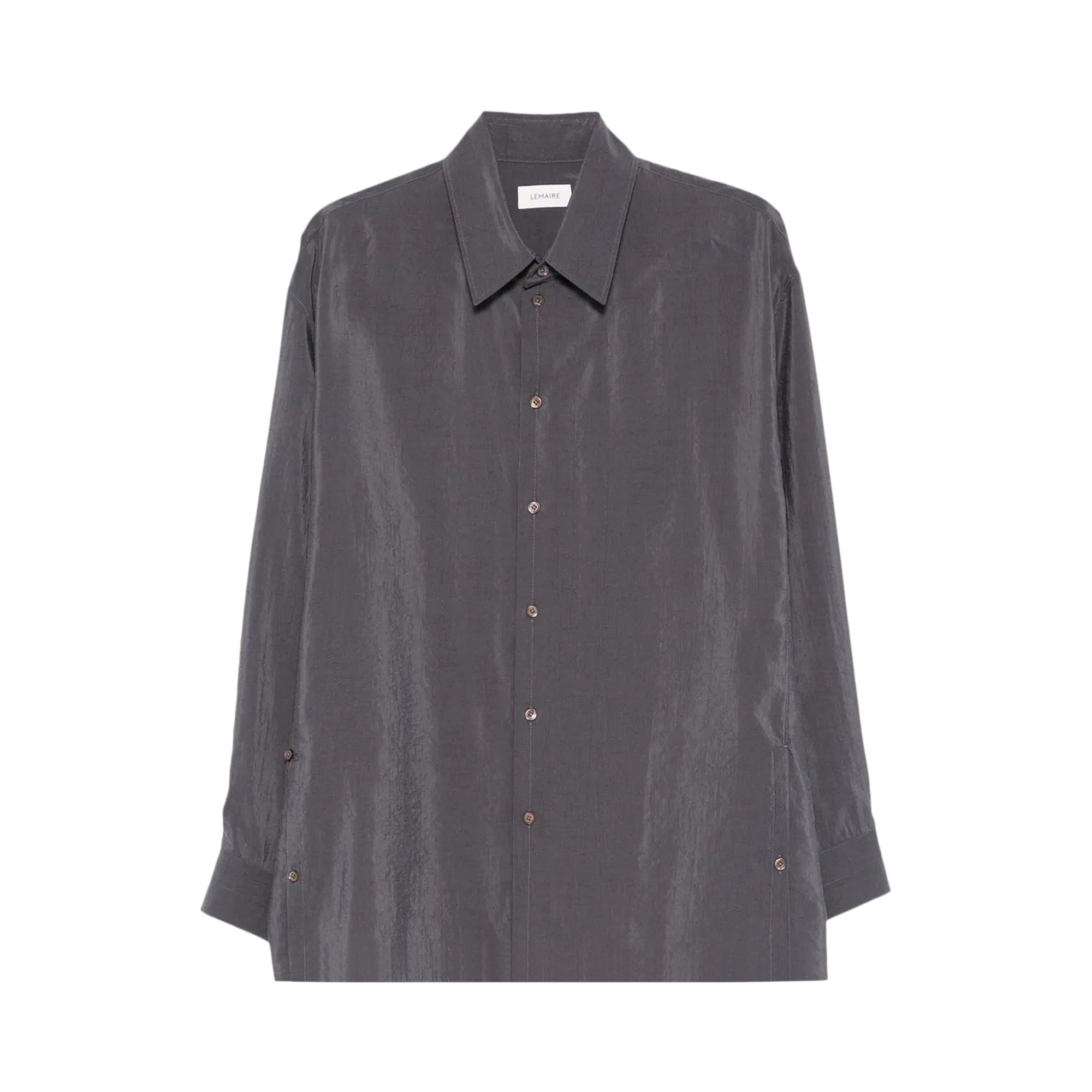 Pre-owned Lemaire Twisted Shirt 'asphalt' | Black | Men's Size 46
