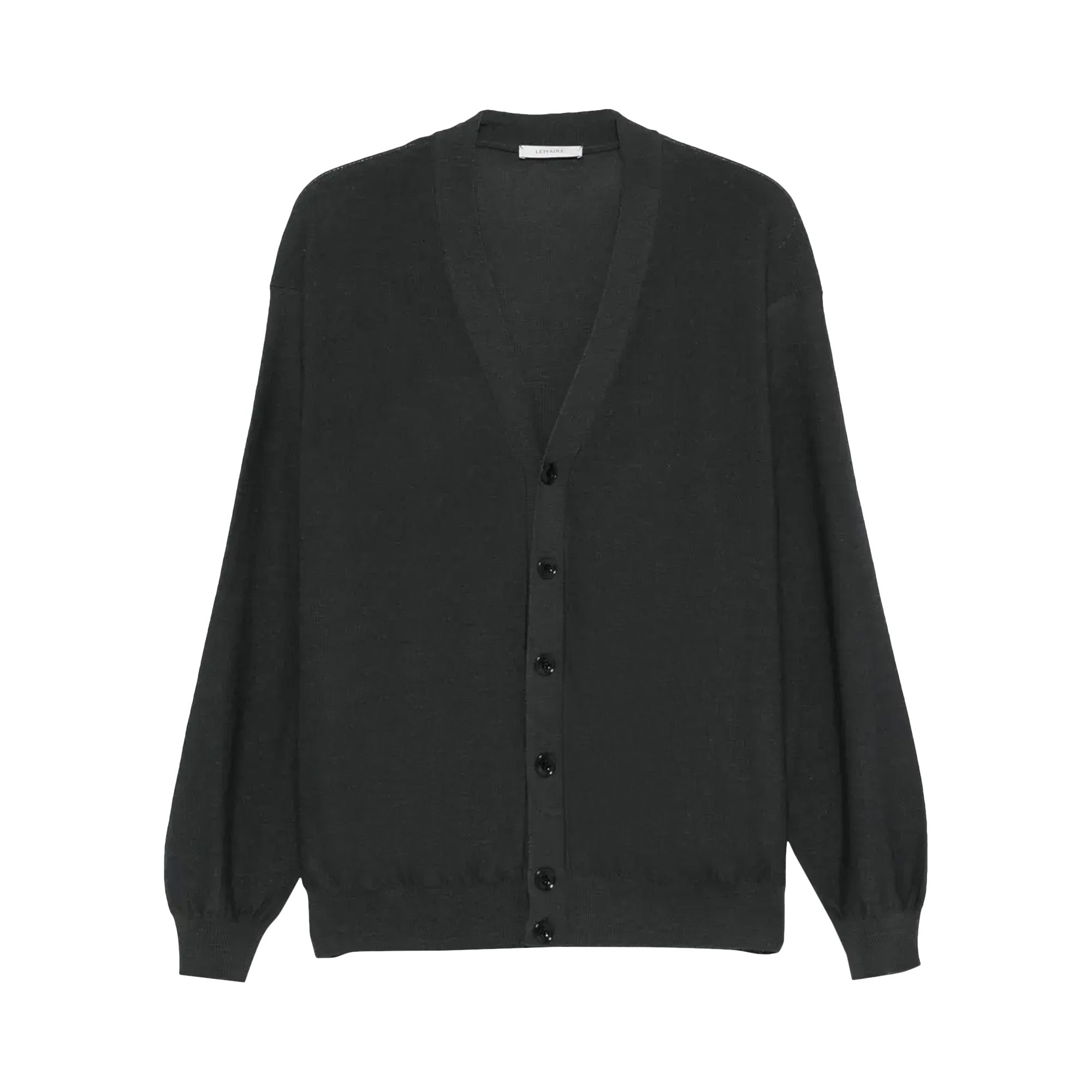 Pre-owned Lemaire Relaxed Twisted Cardigan 'carbon' | Black | Women's Size M