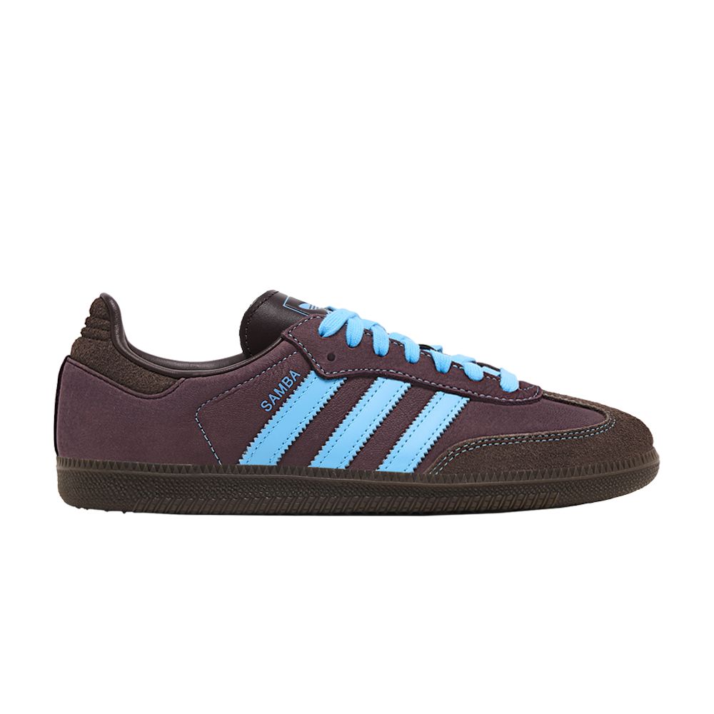 Pre-owned Adidas Originals Wmns Samba Og 'shadow Brown Sky Rush'