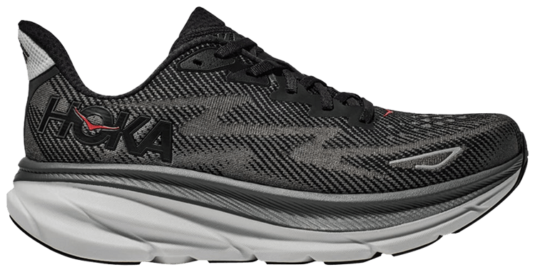 HOKA Clifton 9 Black Outer Orbit