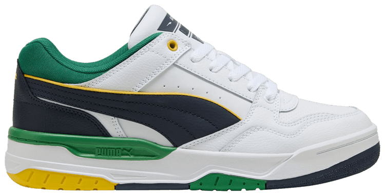Puma Rebound Retro White Archive Green Navy