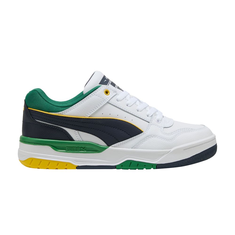 Puma Rebound Retro 'White Archive Green Navy' | Men's Size 13 - 400197-07