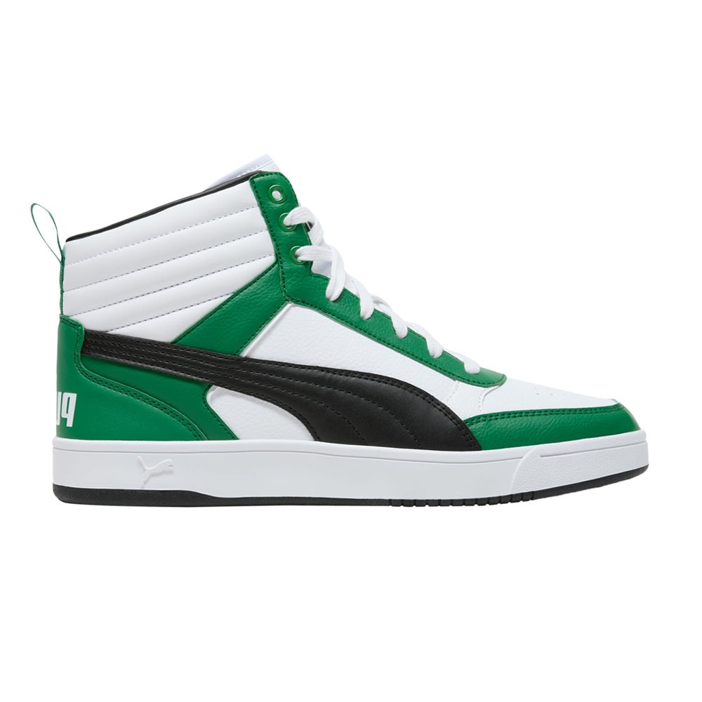 Puma Dribble Mid 'White Black Archive Green' | Men's Size 12 - 400980-06