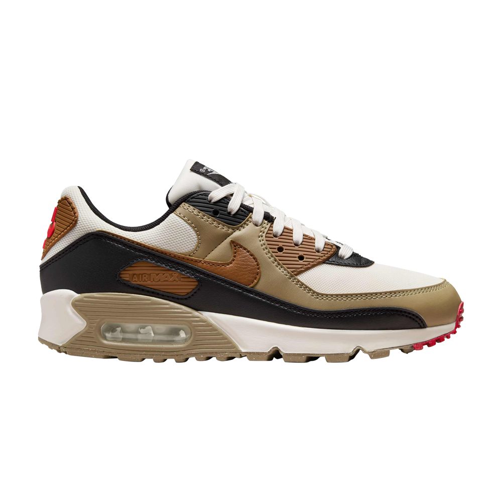 Pre-owned Nike Wmns Air Max 90 'light British Tan Khaki' | Cream | Women's Size 9