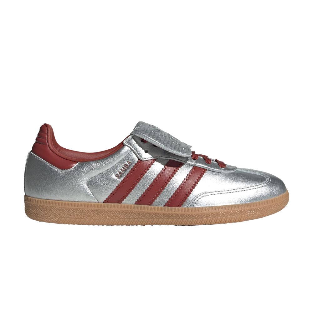 Pre-owned Adidas Originals Adidas Wmns Samba Lt 'silver Metallic Preloved Ruby' | Women's Size 9.5