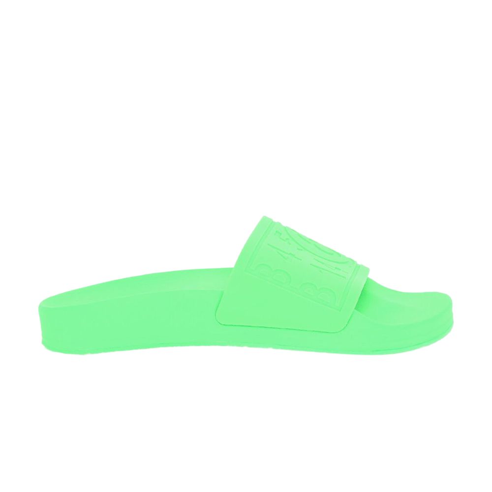 Pre-owned Mm6 Maison Margiela Wmns Logo Slide 'green' | Women's Size 35