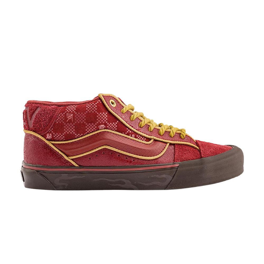 Vans Knu Mid Skool 'Year of the Dragon' | Red | Men's Size 4 - VN000E56D38