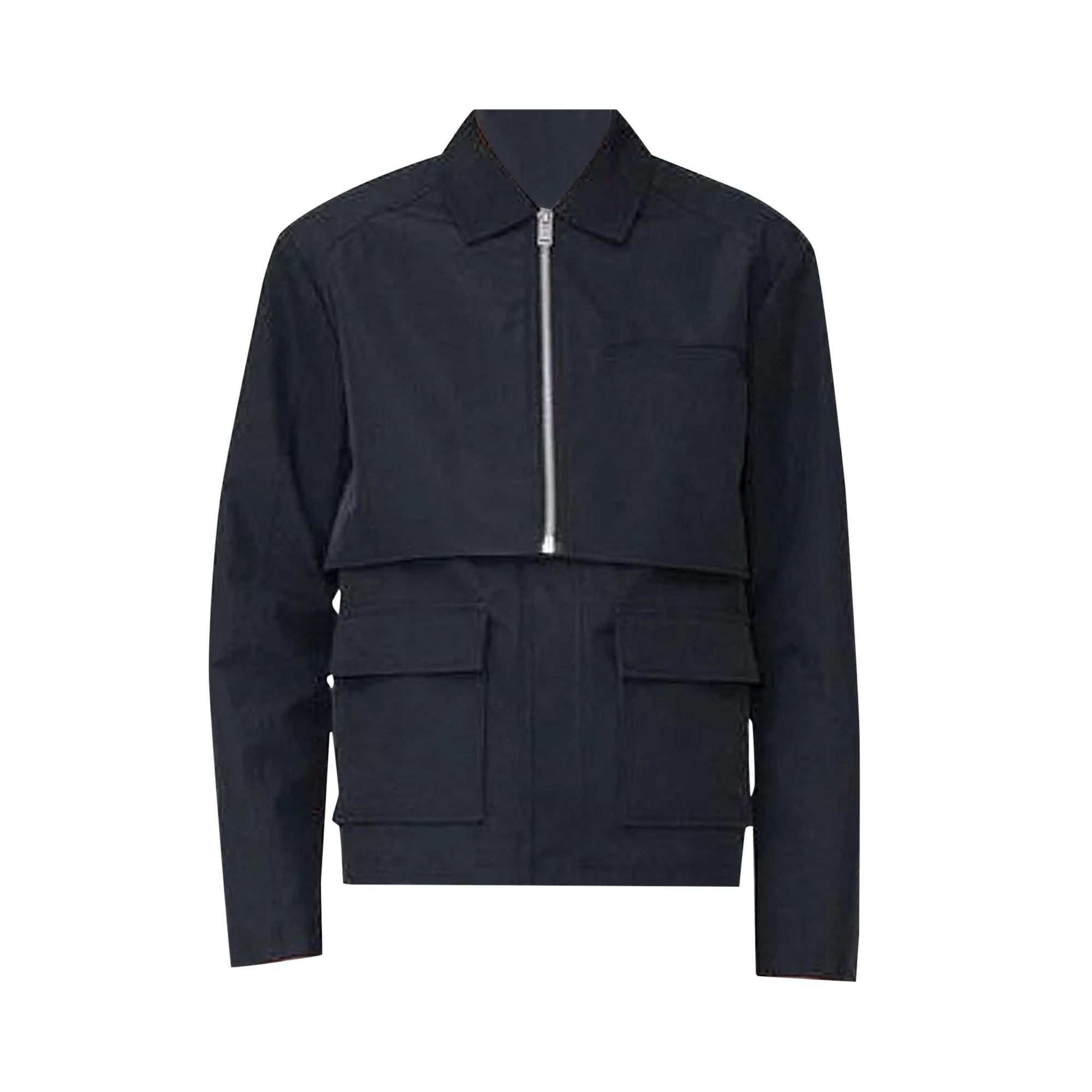 Pre-owned Han Kjobenhavn Han Kjøbenhavn Layered Boxy Jacket 'black' | Men's Size 52