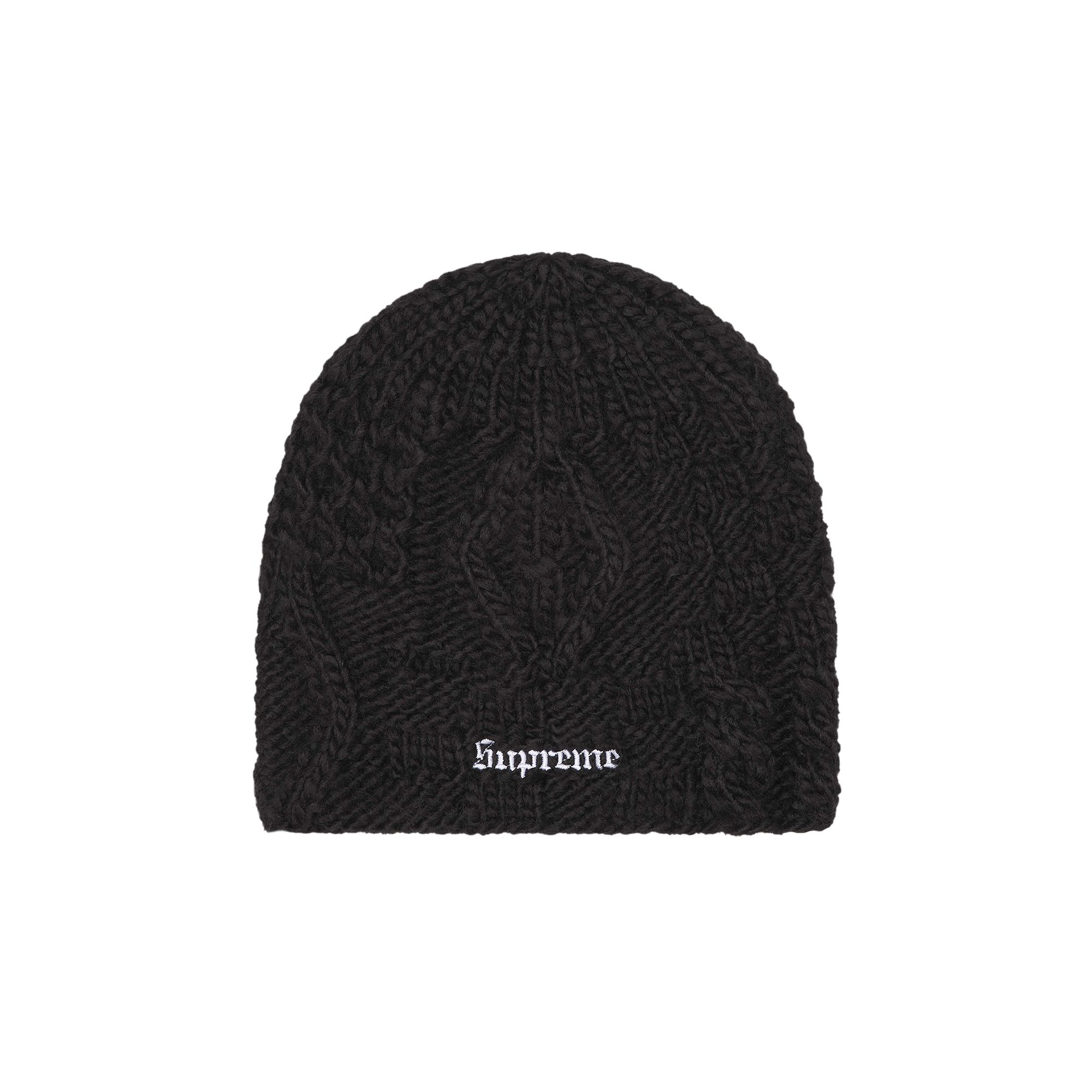 Pre-owned Supreme Block Knit Beanie 'black' | Men's Size Onesize