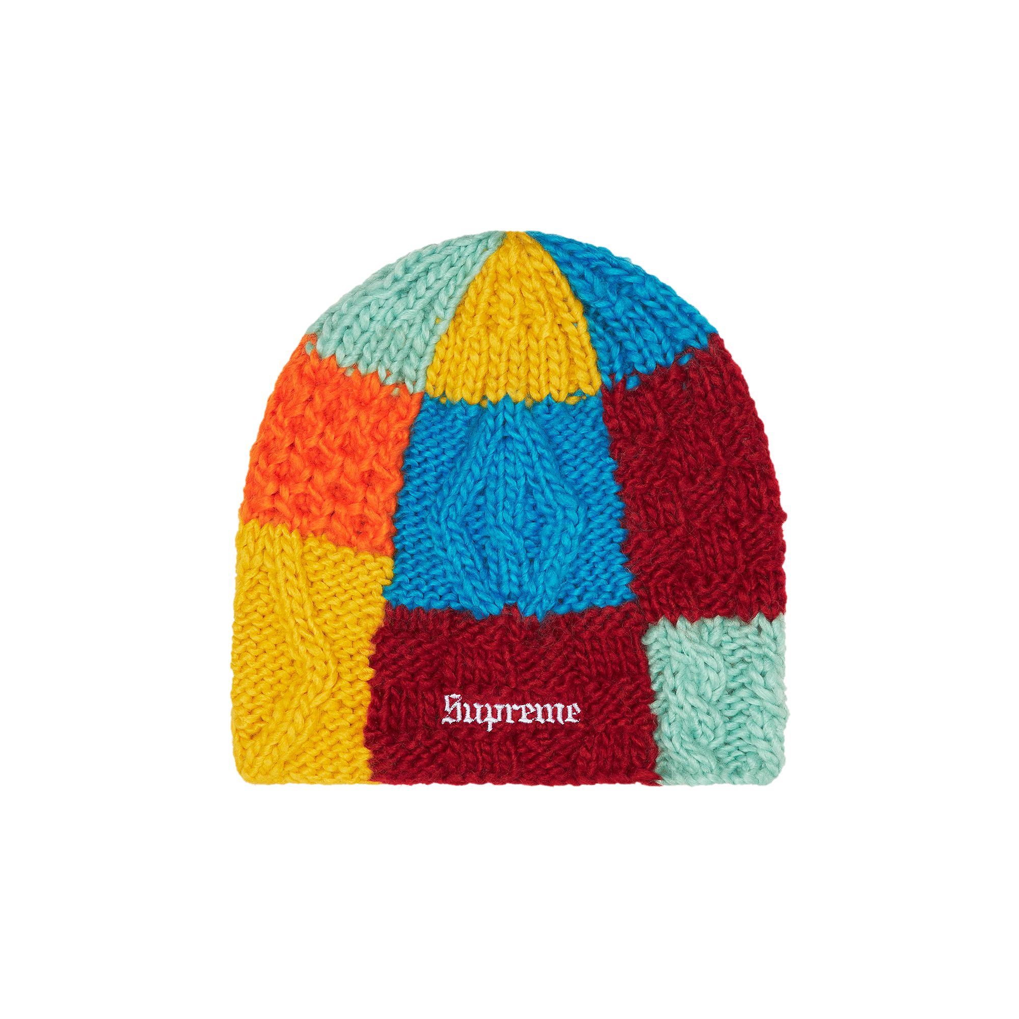 Pre-owned Supreme Block Knit Beanie 'multicolor' | Multi-color | Men's Size Onesize