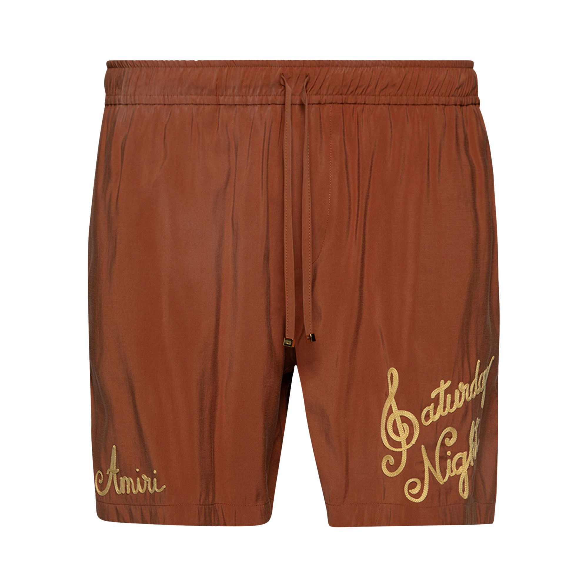 Pre-owned Amiri Saturday Night Short 'burnt Orange' | Men's Size Xxl