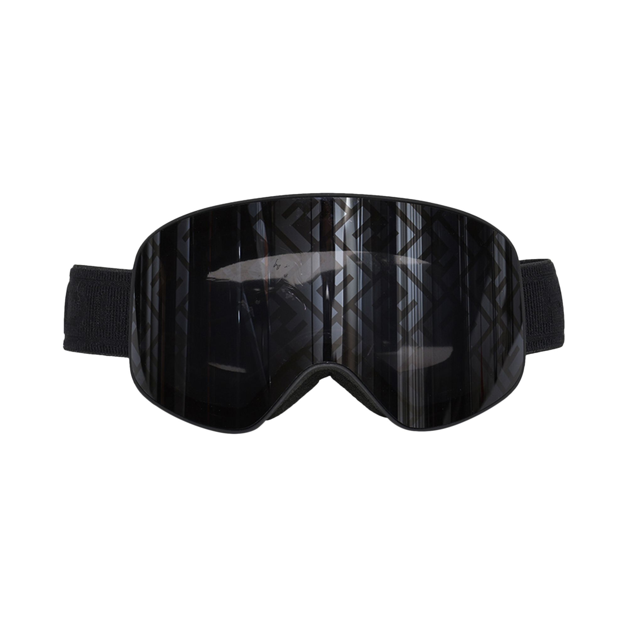 Pre-owned Fendi Ski Mask 'shiny Black/blu Mirror' | Men's Size Onesize
