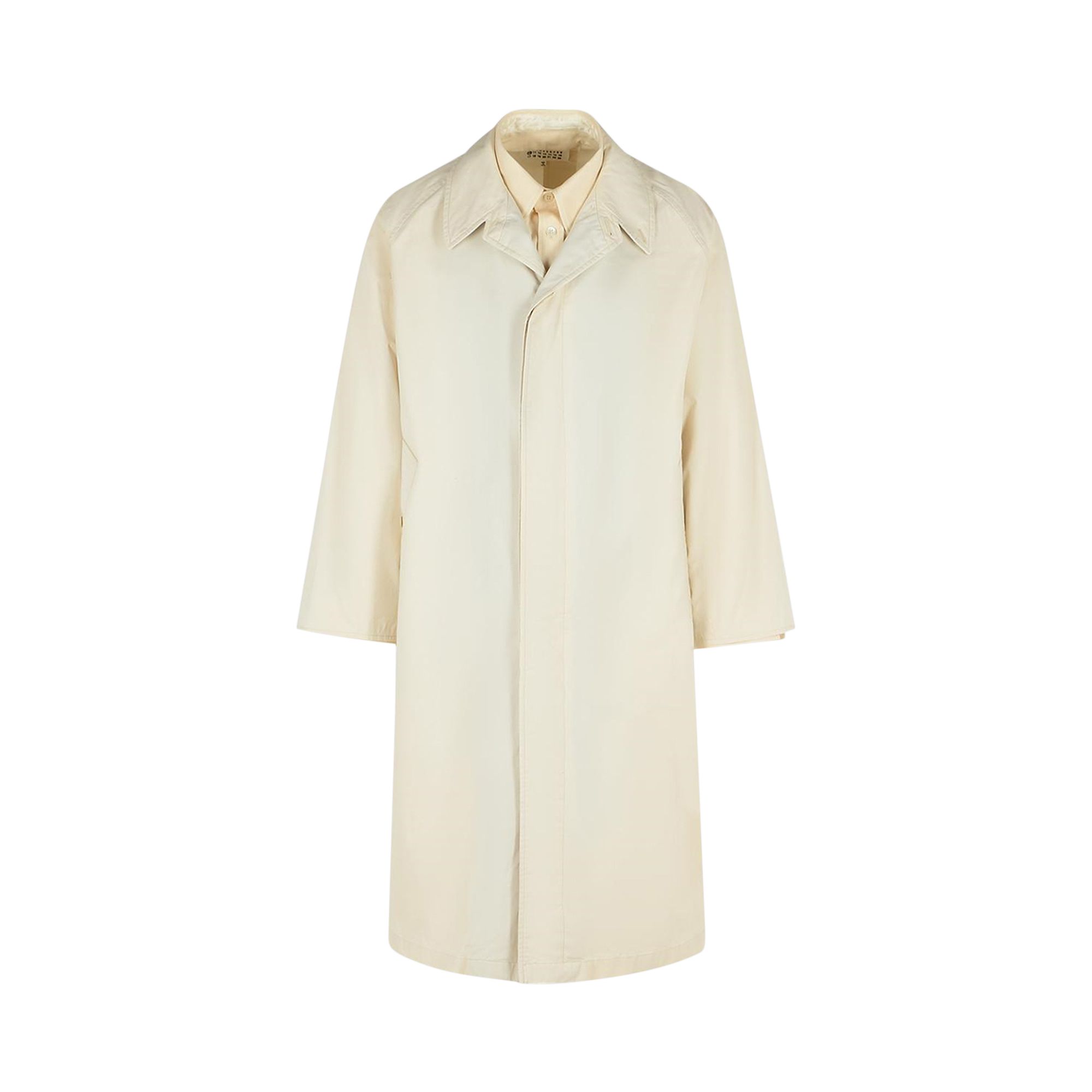 Pre-owned Maison Margiela Trench Coat 'ivory' | White | Men's Size 52