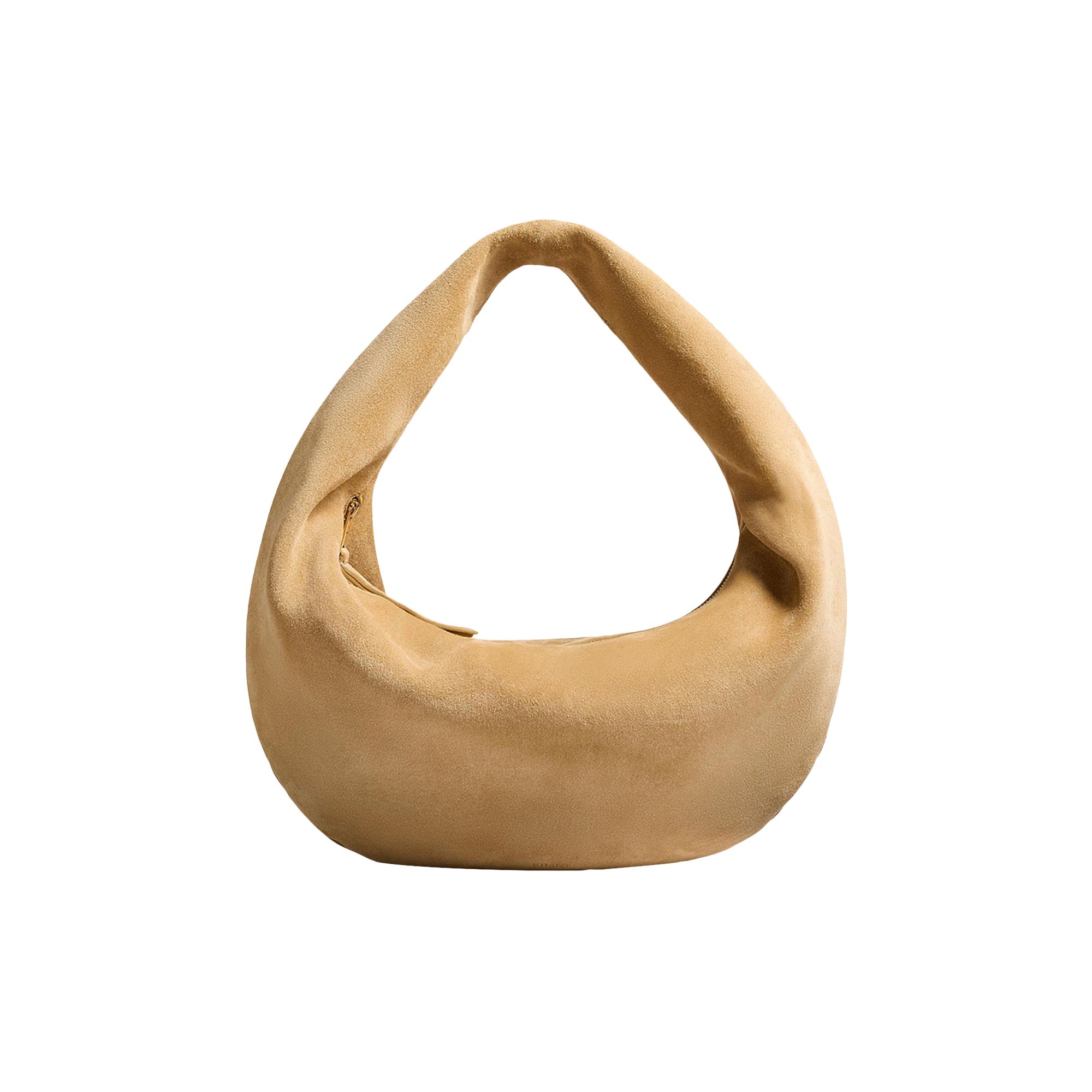 Pre-owned Khaite Olivia Medium Hobo Bag 'wheat' | Tan | Women's Size Onesize