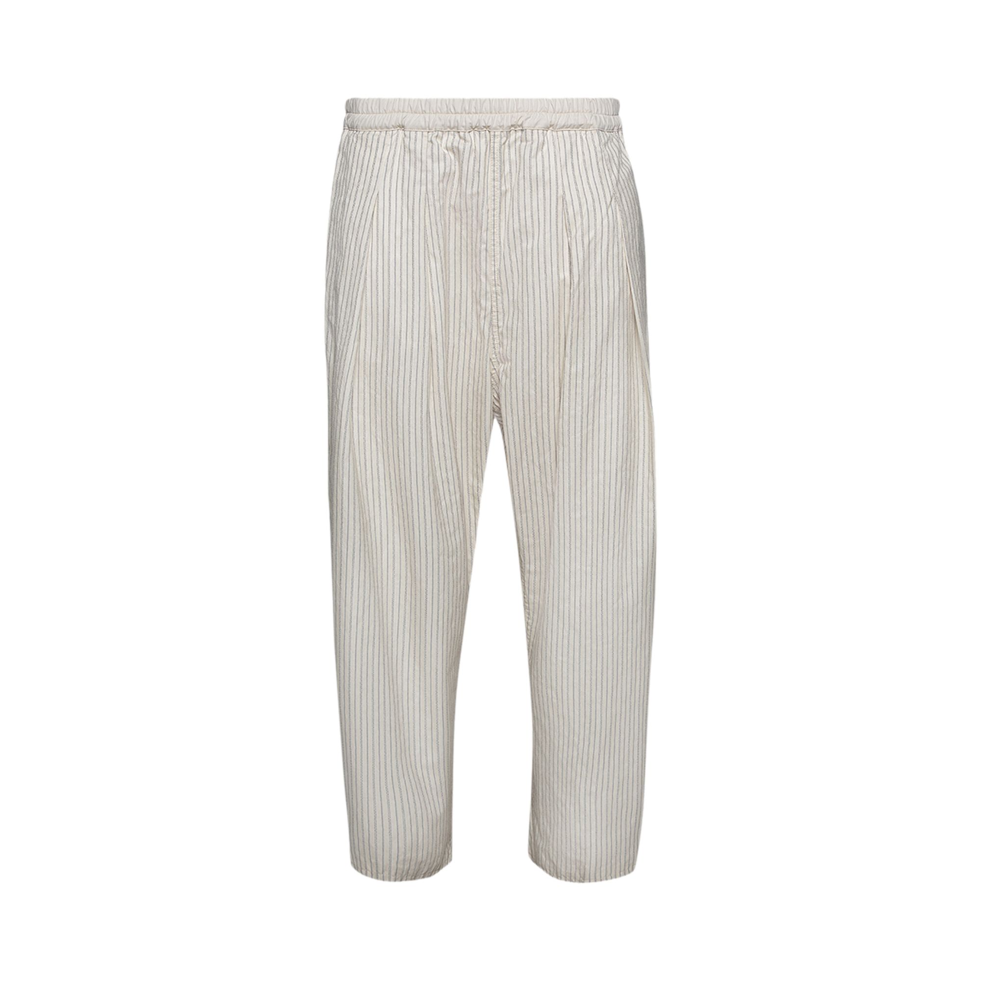 Pre-owned Maison Margiela Loose Fit Trousers 'ecru/black' | White | Men's Size 50