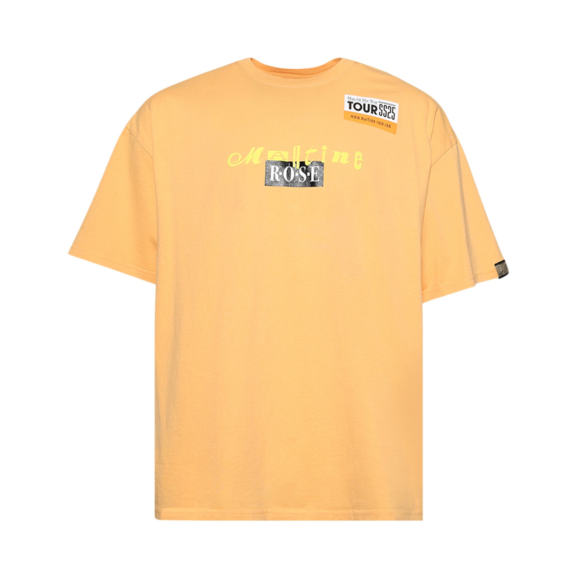 Pre-owned Martine Rose Short-sleeve Oversized T-shirt 'orange' | Men's Size L