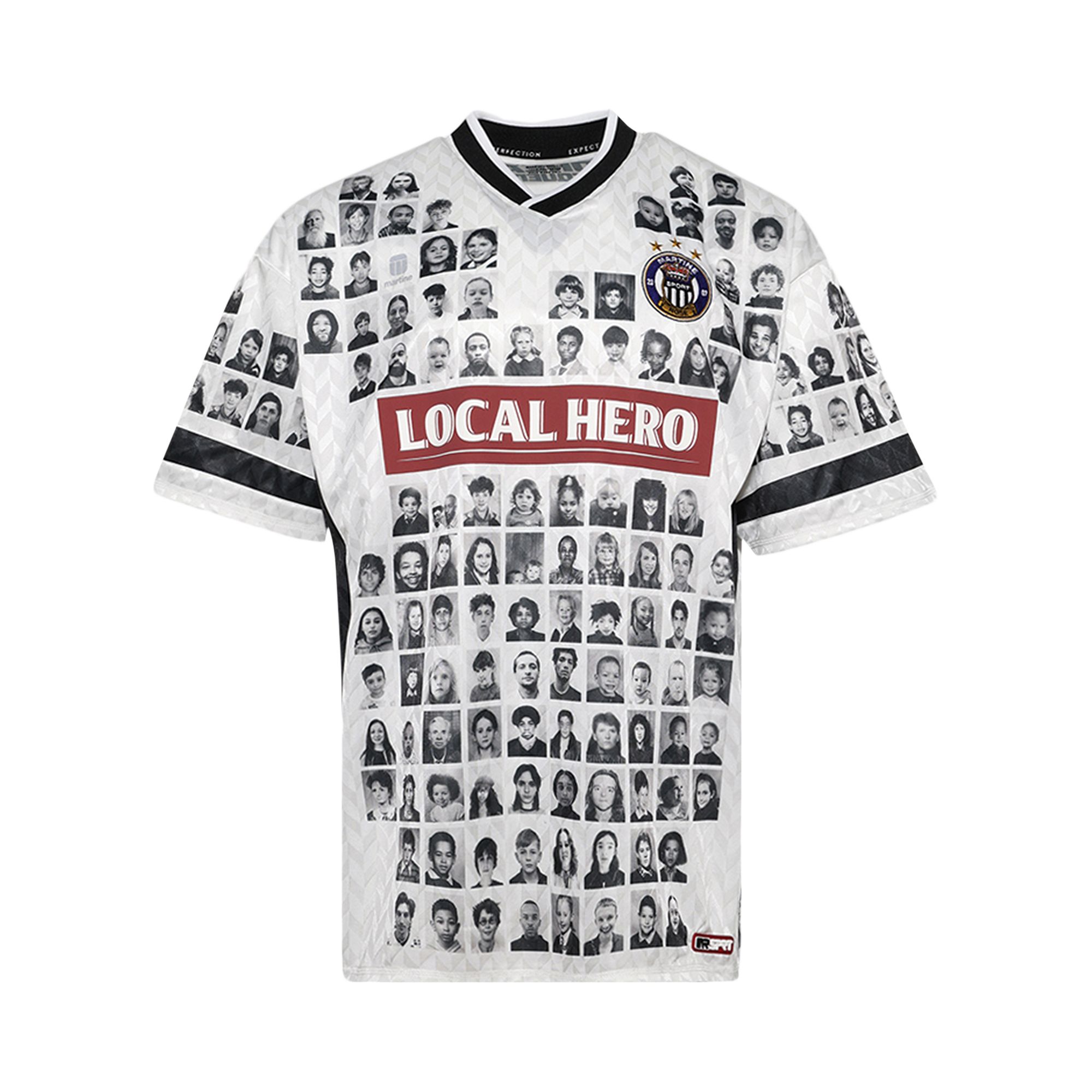 Pre-owned Martine Rose Printed Football Top 'white' | Men's Size S