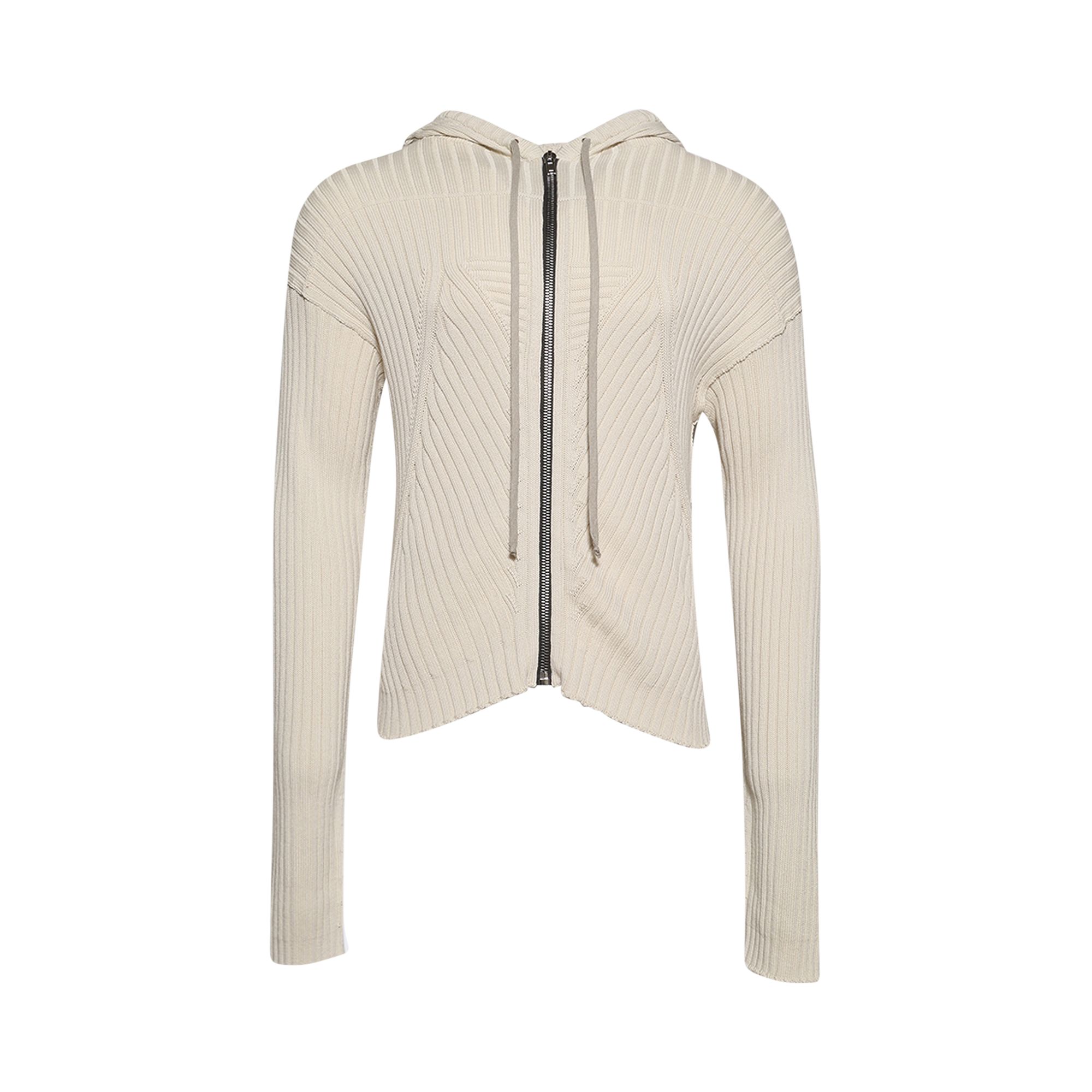 Pre-owned Rick Owens Zipped Hoodie 'dinge' | Tan | Men's Size L