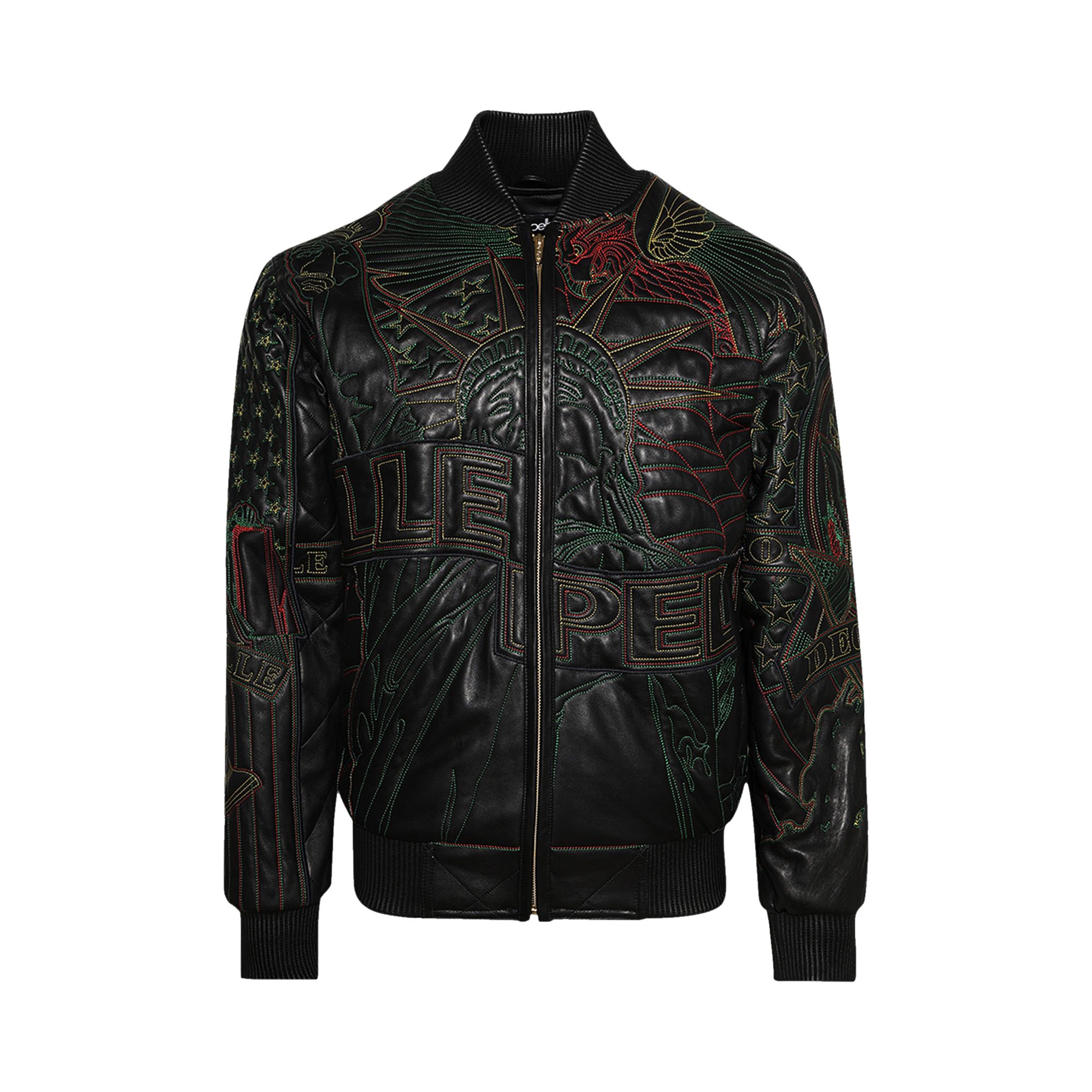Pre-owned Who Decides War X Pelle Pelle Monument Jacket 'coal/multicolor' | Multi-color | Men's Size Xxl