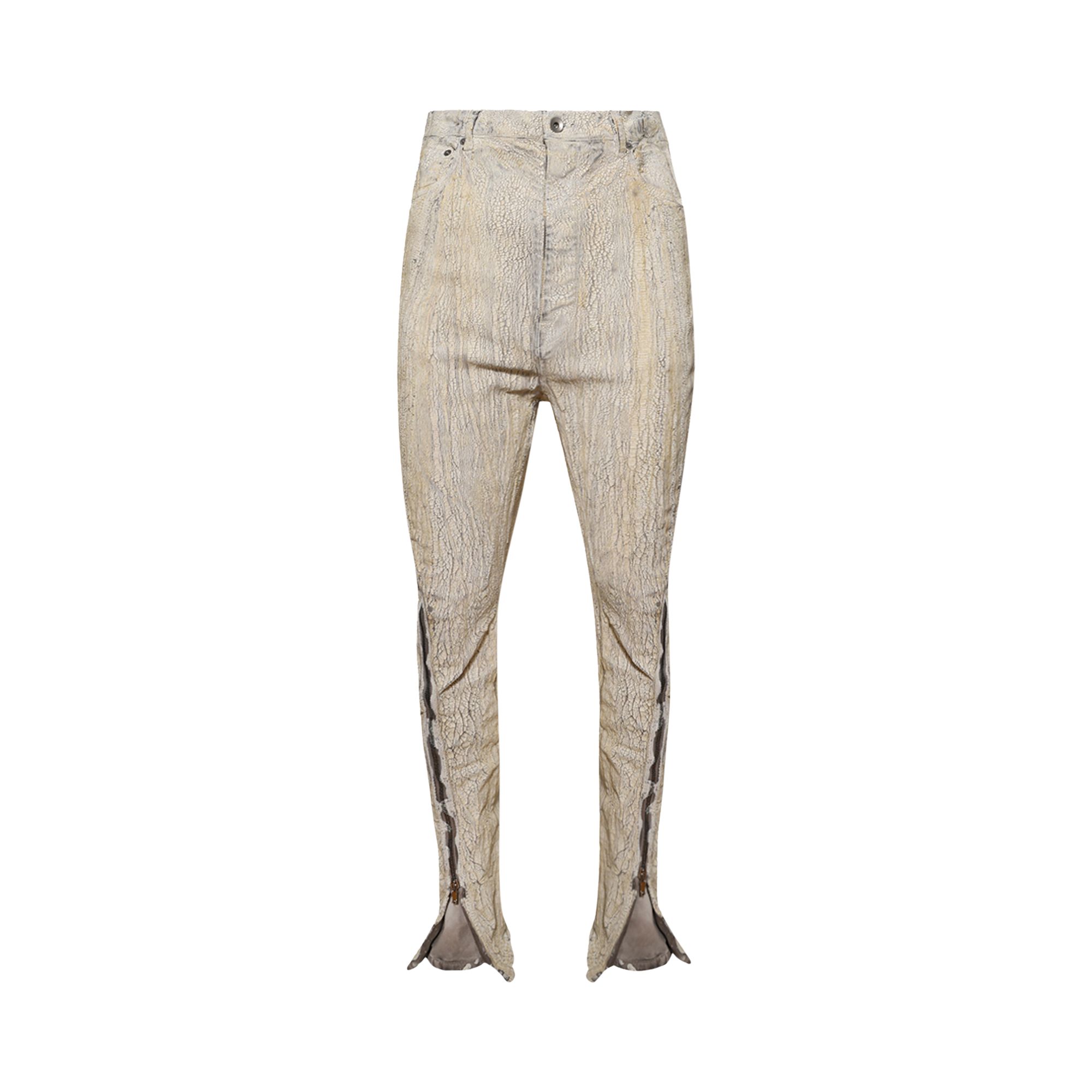 Pre-owned Rick Owens Bolan Banana Pants 'milk' | White | Men's Size 34