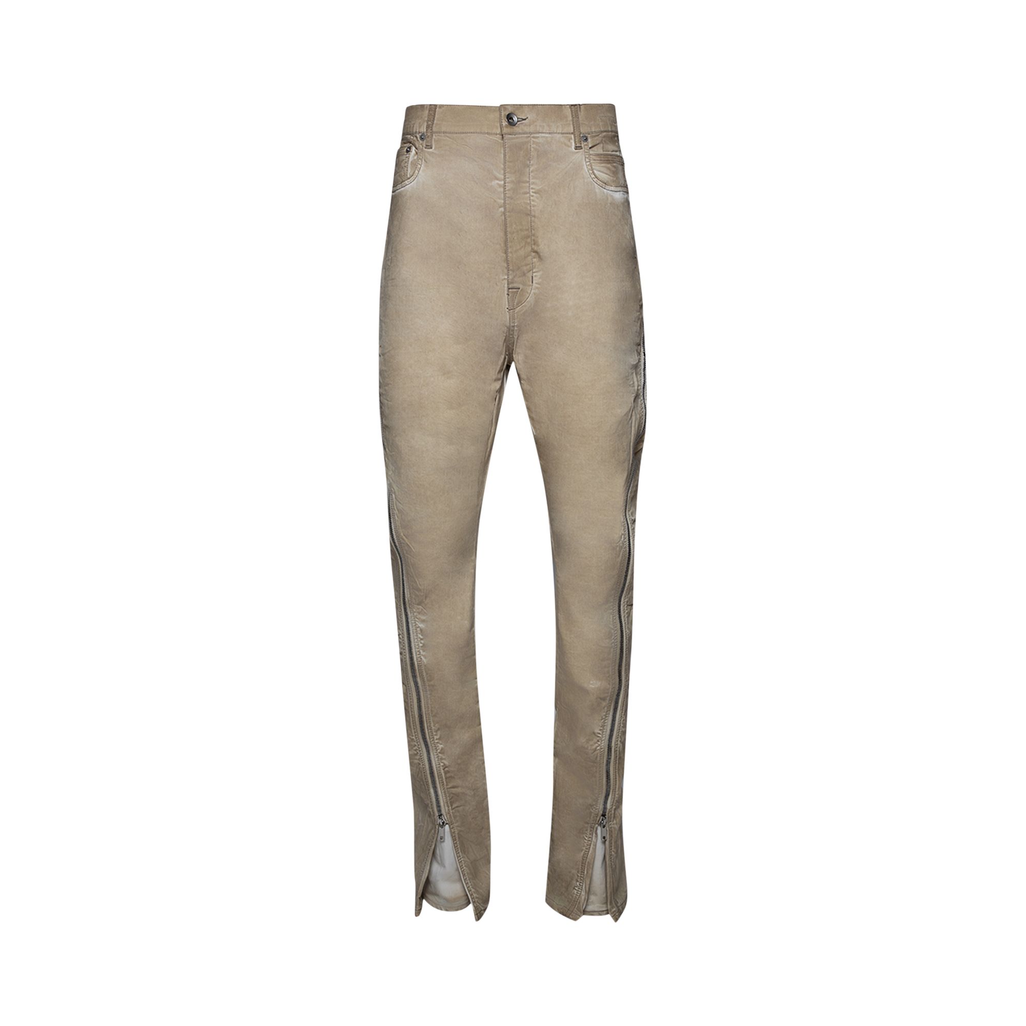 Pre-owned Rick Owens Drkshdw Bolan Banana Pants 'parchment' | Tan | Men's Size 31