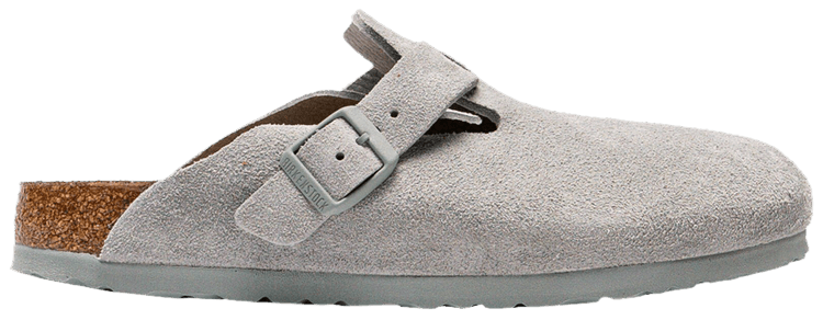 Birkenstock Boston Suede Leather Pure Sage