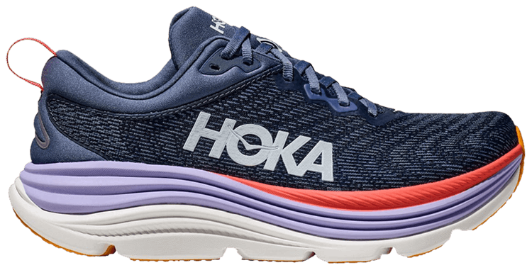 HOKA Wmns Gaviota 5 Anchor Grapefruit