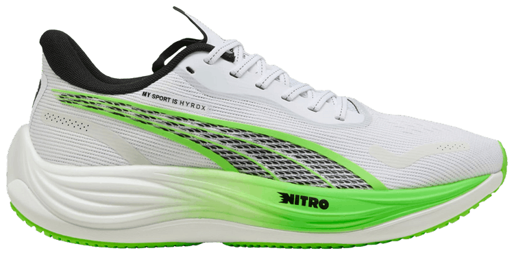 ◆PUMA◆ Velocity Nitro 3 Hyrox 31141001 Buy HYROX x Velocity Nitro 3 'White Green Glare' - 311410 01