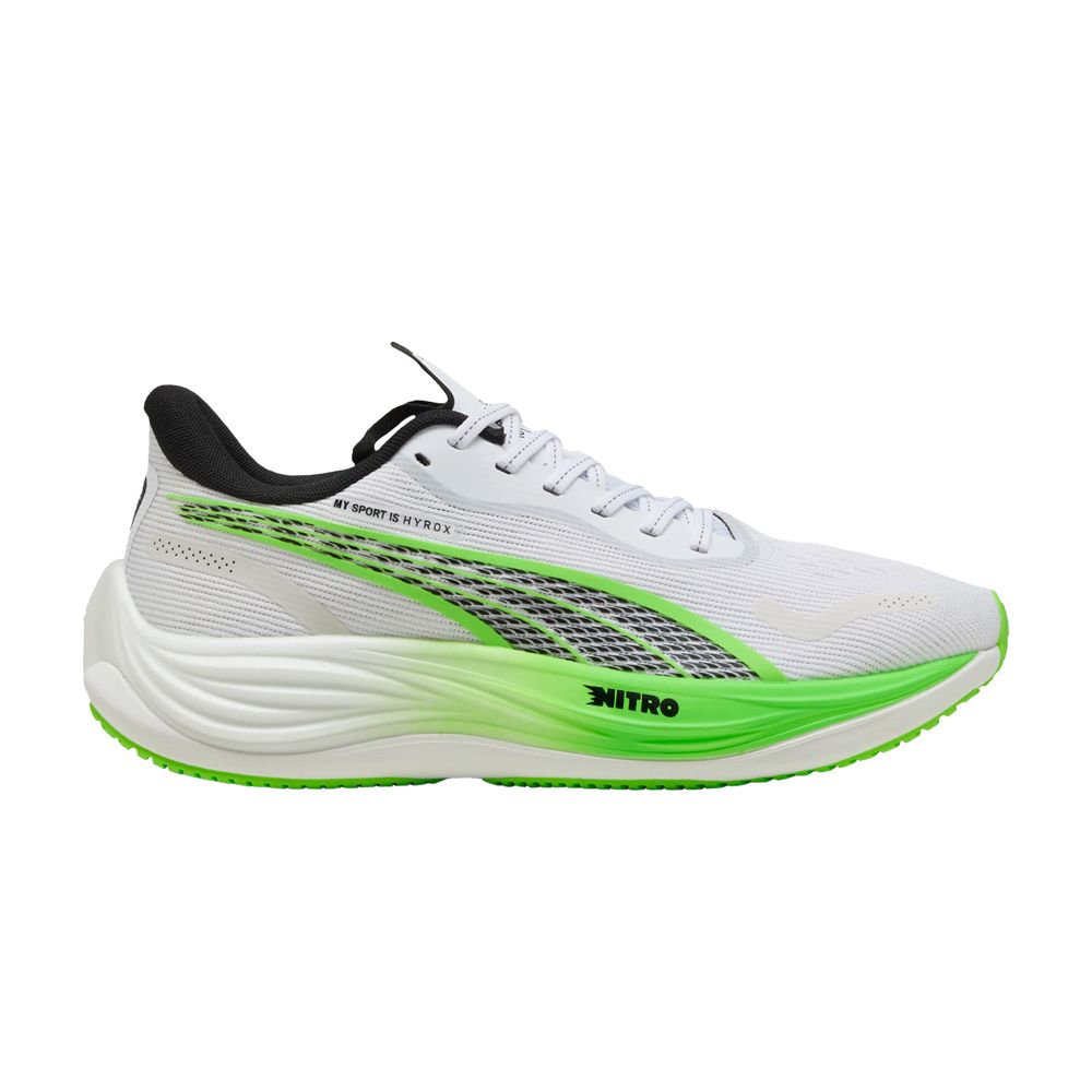 Puma HYROX x Velocity Nitro 3 'White Green Glare' | Men's Size 8.5 - 311410-01