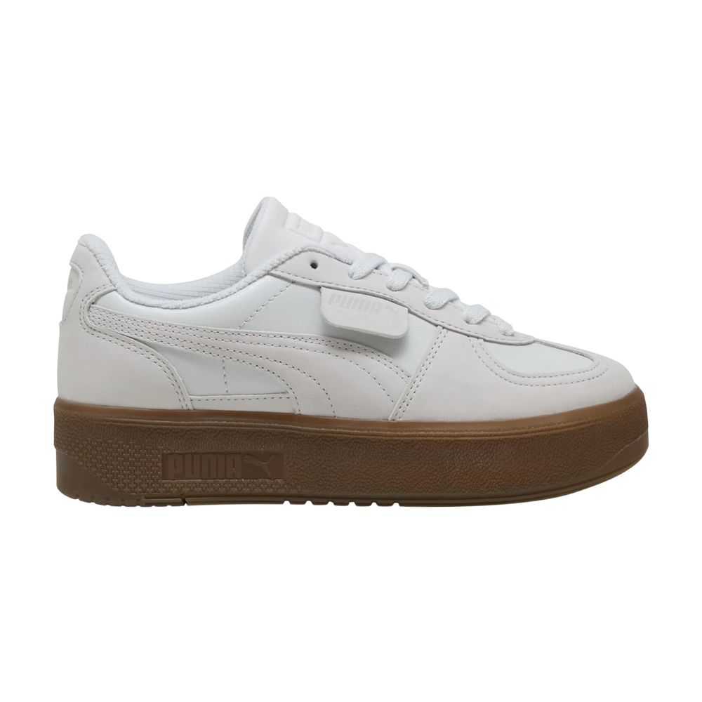 Pre-owned Puma Wmns Palermo Elevata Premium 'feather Grey Haute Coffee' | Women's Size 6.5