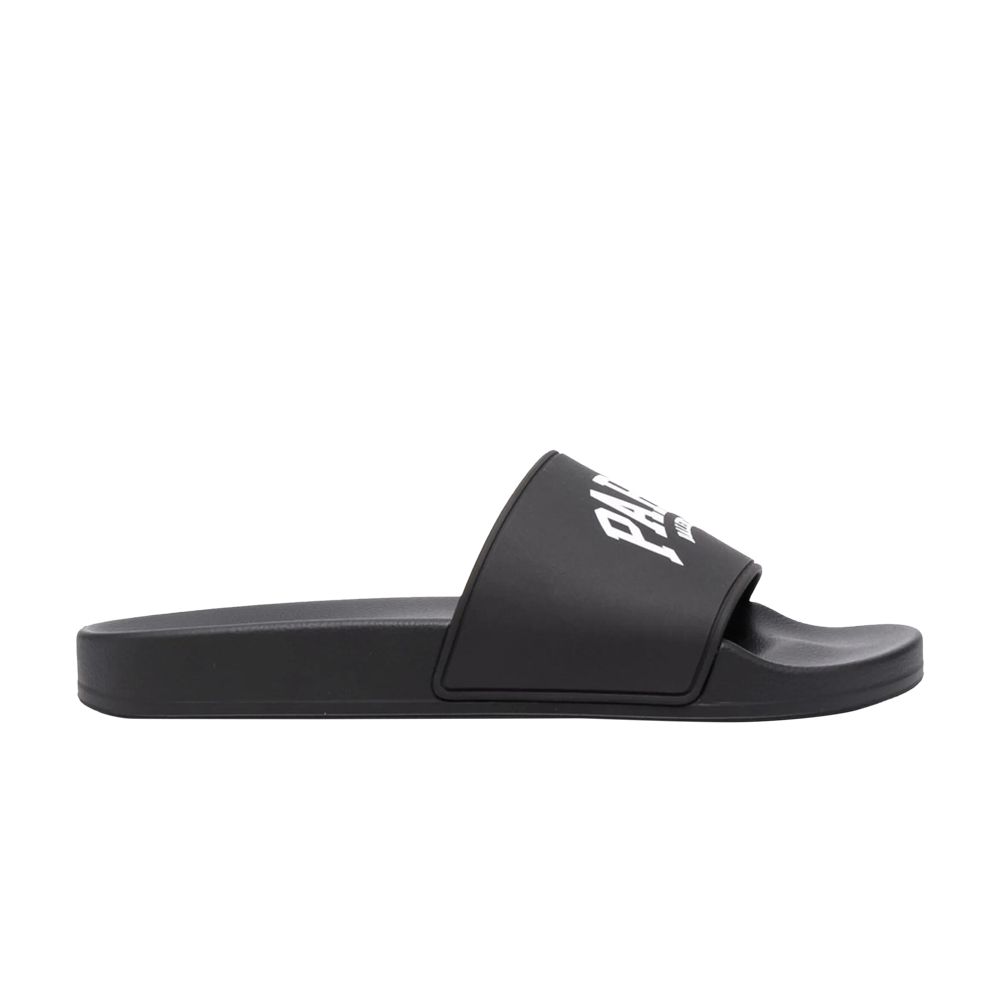 Pre-owned Balenciaga Wmns Pool Slides 'cities Paris - Black' | Women's Size 36