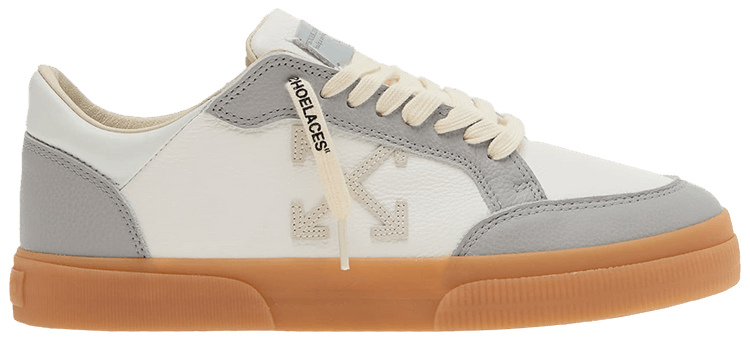 Off White New Low Vulcanized White Light Grey