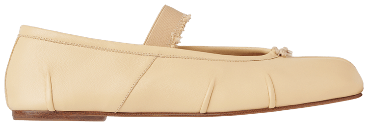 Maison Margiela Wmns Tabi Ballerina Flat Elastic Band Beige Nude