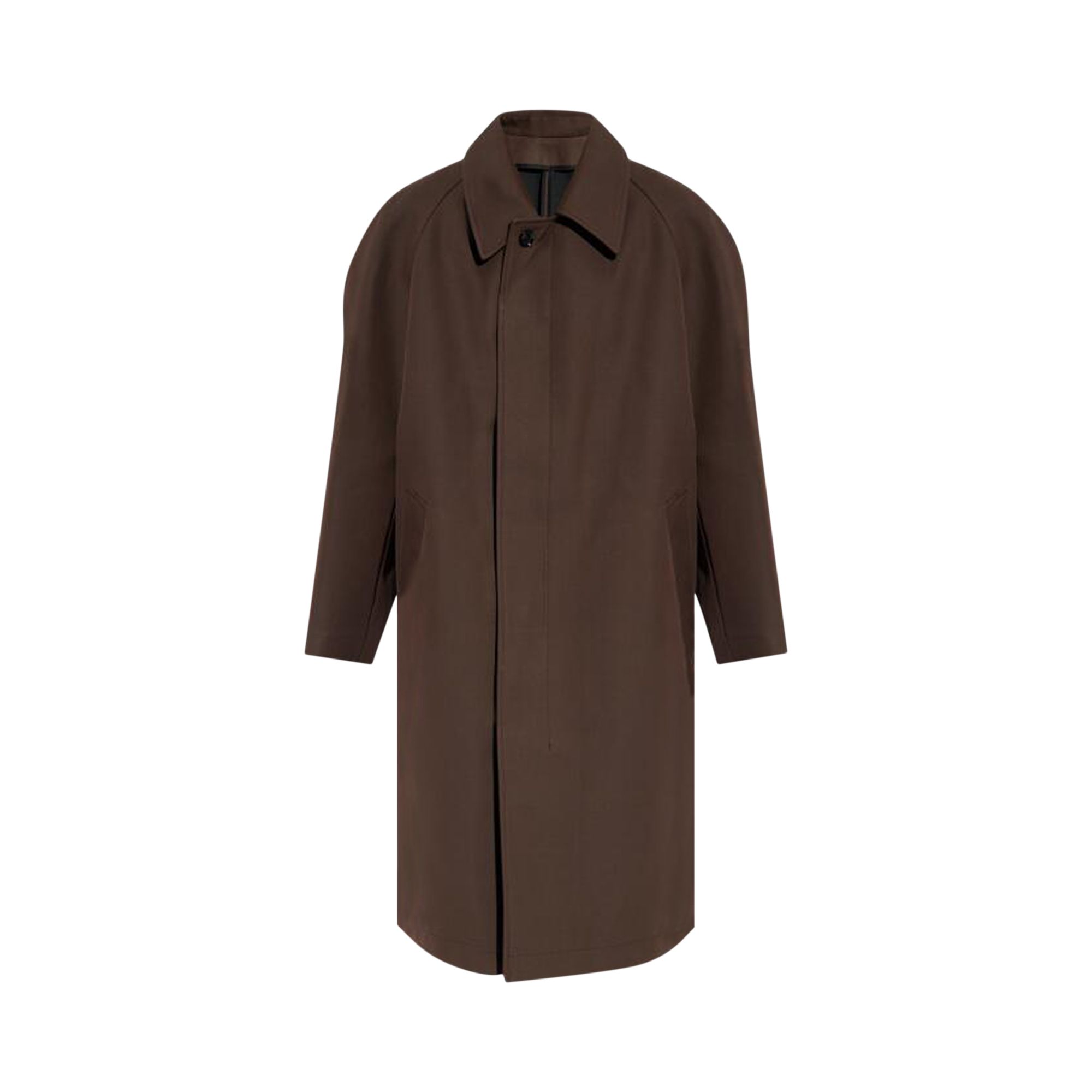 Pre-owned Lemaire Car Coat 'espresso' | Brown | Women's Size Xs