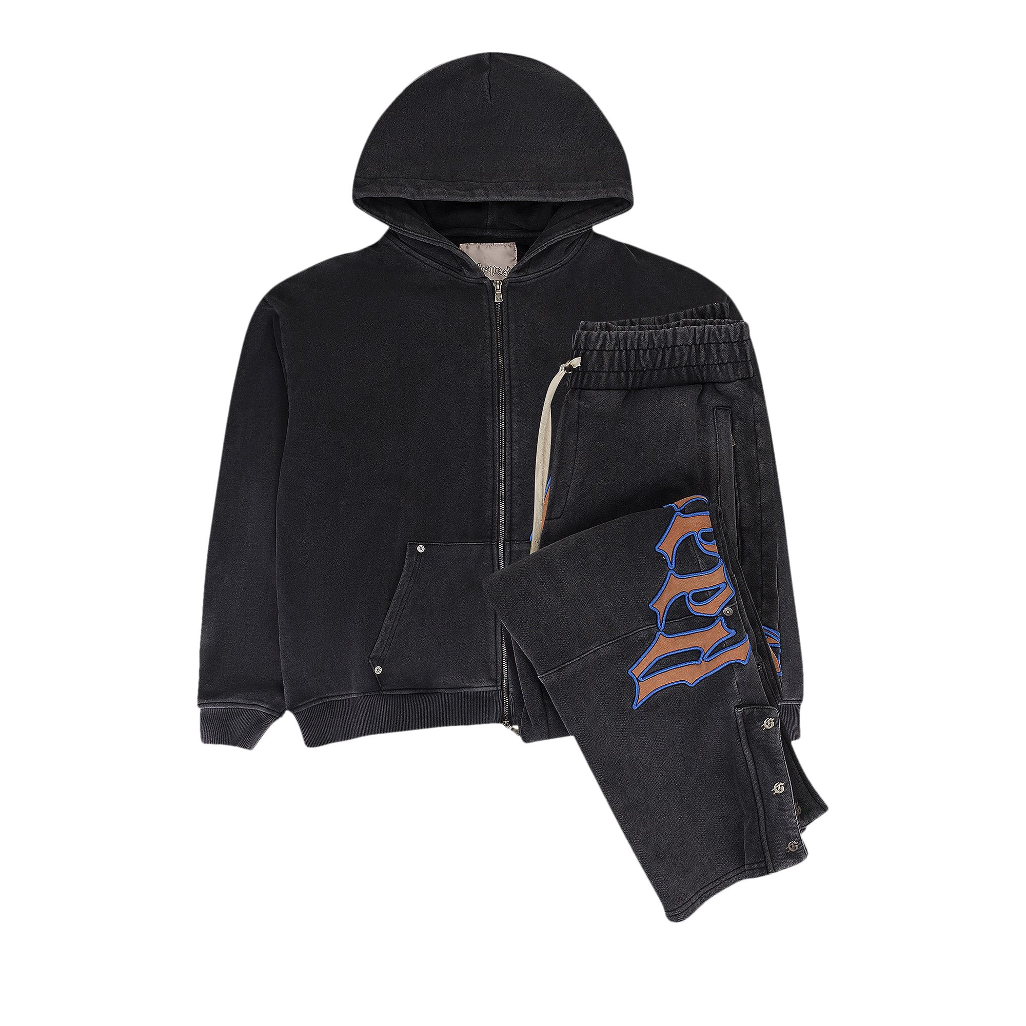 Pre-owned Godspeed Og Logo V2 Sweatsuit 'vintage Black/orange' | Men's Size Xl