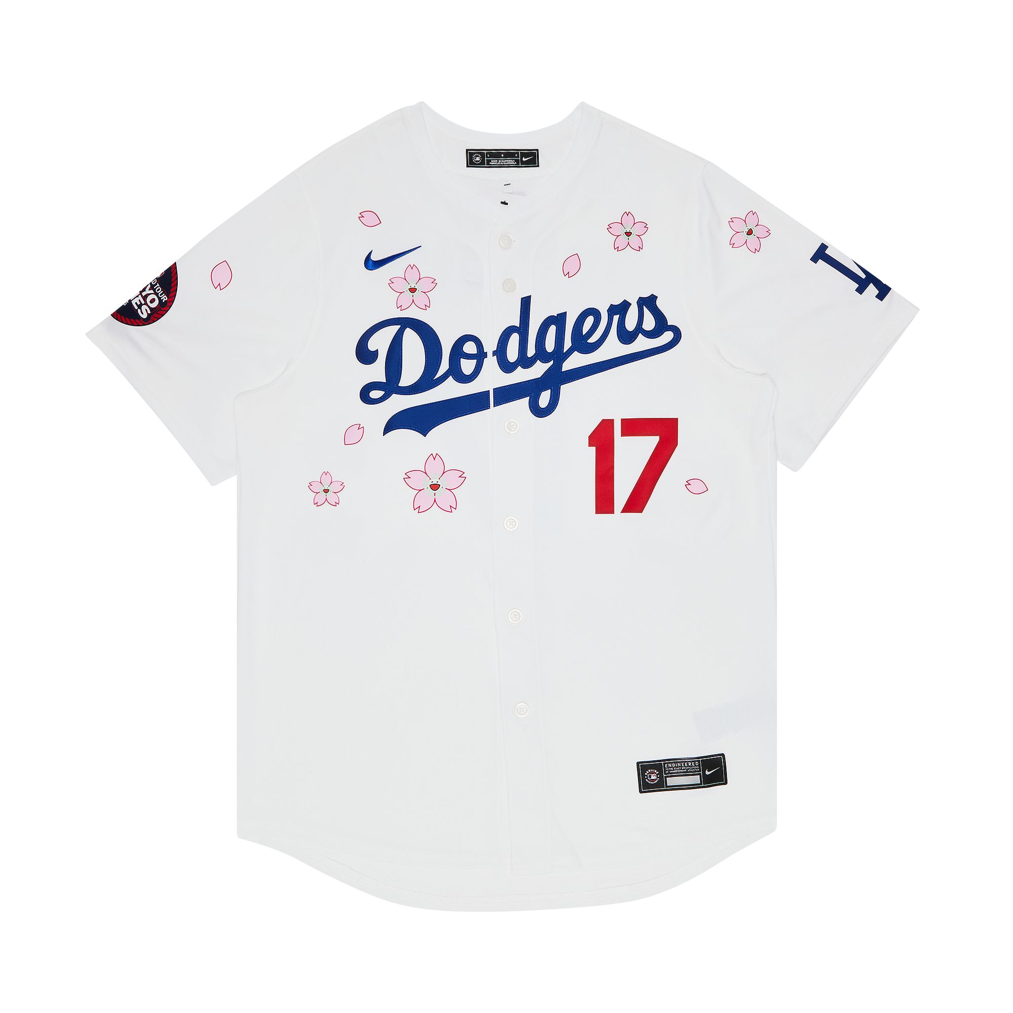 Pre-owned Nike X Takashi Murakami X Mlb World Tour Tokyo Series 2025 Dodgers Ohtani Jersey 'white' | Men's Siz