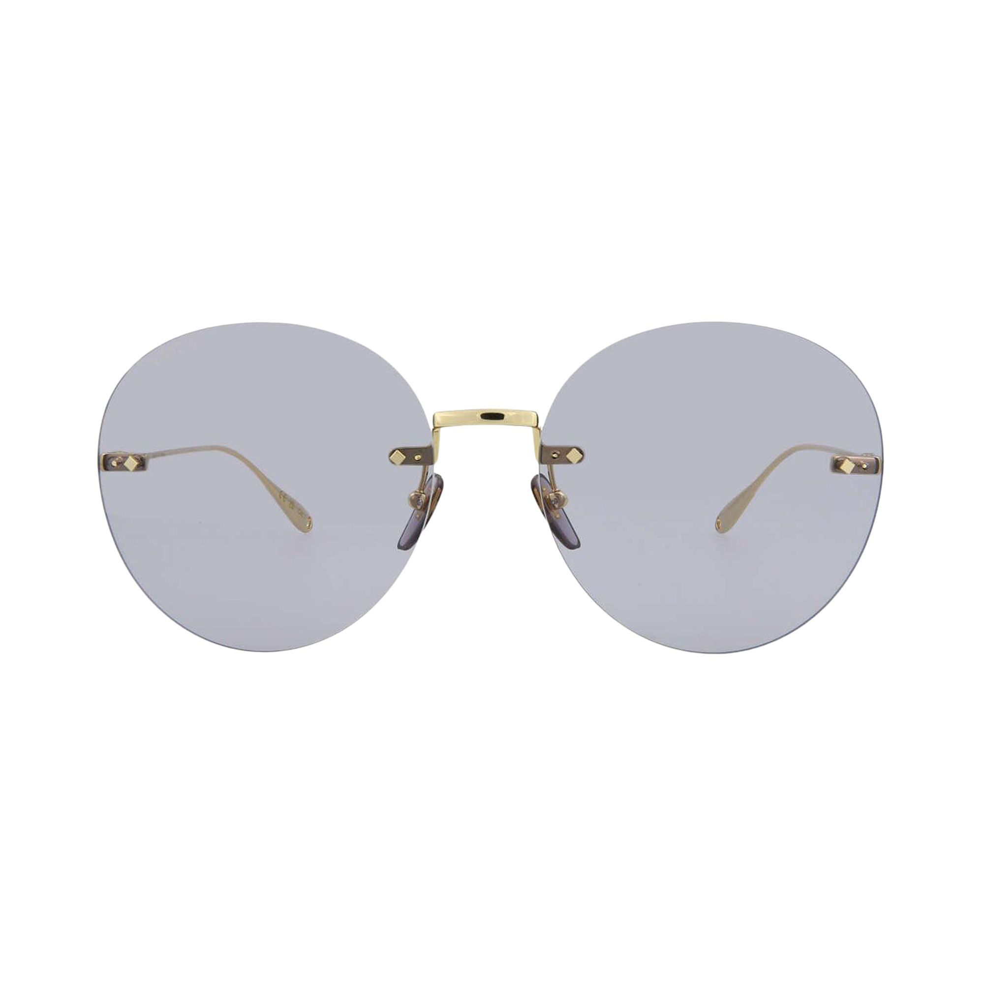 Pre-owned Gucci Round Sunglasses 'gold/violet' | Women's Size Onesize