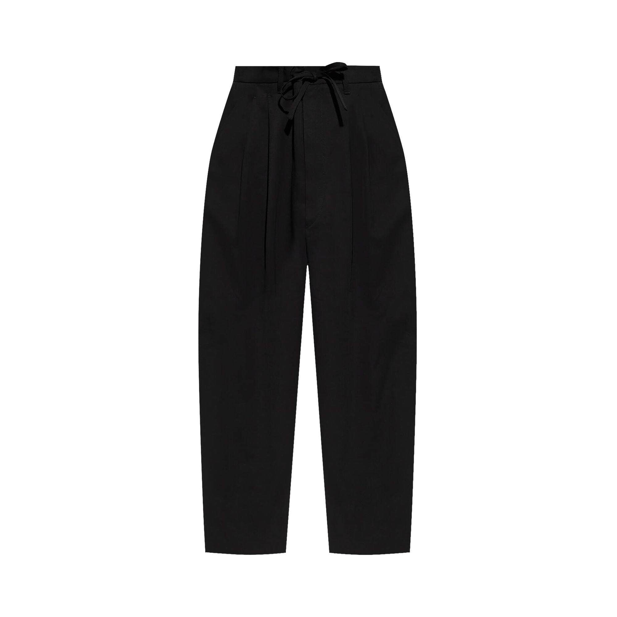 Pre-owned Lemaire Drawstring Pleated Pants 'black' | Men's Size 50