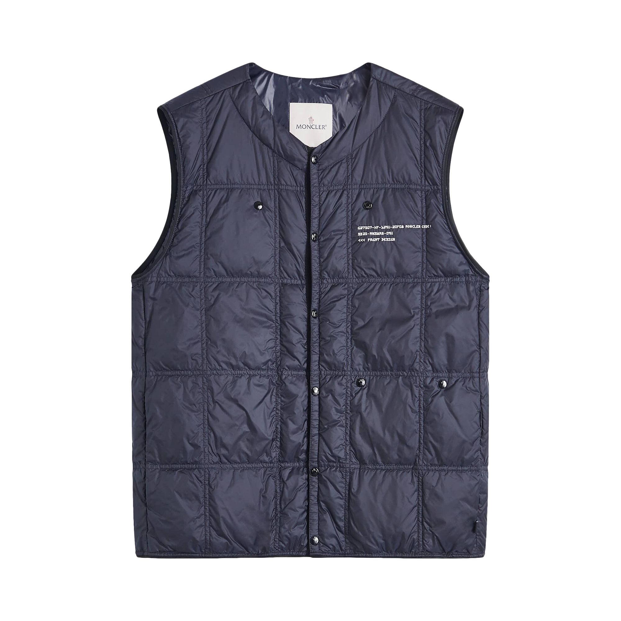 Pre-owned Moncler Genius X Fragment Design Vaile Vest 'navy' | Blue | Men's Size 4