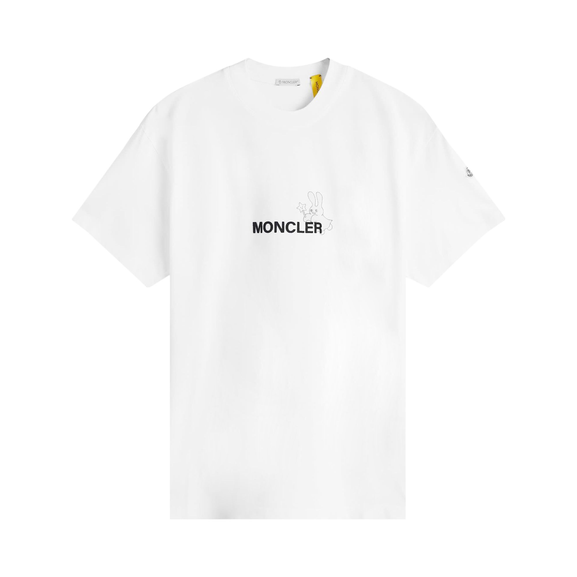 Pre-owned Moncler Genius X Fragment Design Short-sleeve T-shirt 'white' | Men's Size M