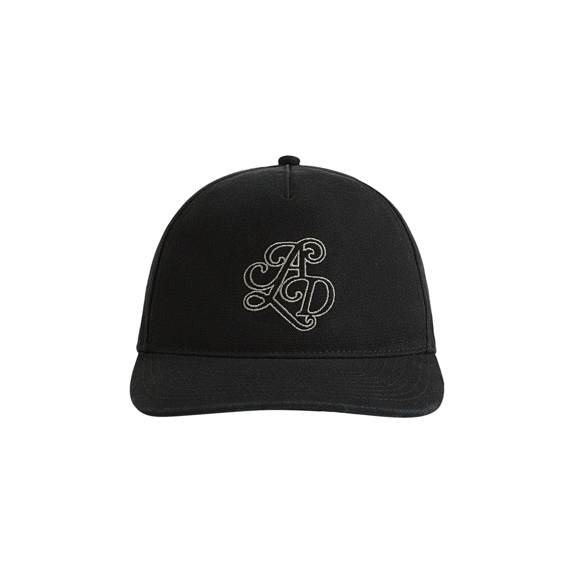 Pre-owned Aimé Leon Dore Monogram Logo Hat 'washed Black' | Men's Size Onesize