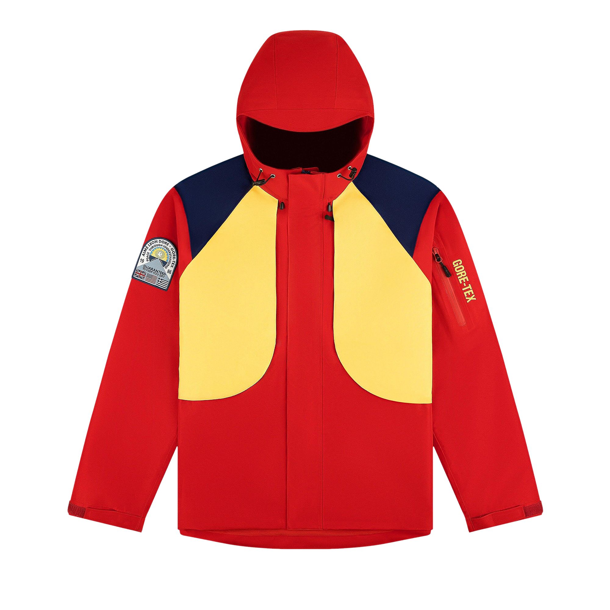 Pre-owned Aimé Leon Dore Gore-tex Offshore Shell Jacket 'tango Red' | Men's Size Xl